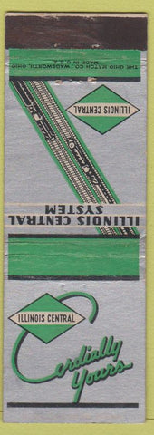 Matchbook Cover - Illinois Central Railroad