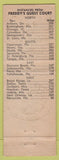 Matchbook Cover - Freddy's Guest Court Laguna Beach FL