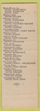 Matchbook Cover - Hotel Congress Chicago IL
