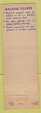 Matchbook Cover - US Navy Machine Guards