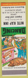 Matchbook Cover - Nite Kap Inn Oregon OH? Hillbilly SAMPLE