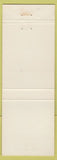 Matchbook Cover - South of the Border Dillon sC