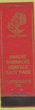 Matchbook Cover - Marine Barracks Norfolk Navy Yard Portsmouth VA