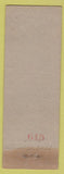 Matchbook Cover - Marine Barracks Norfolk Navy Yard Portsmouth VA