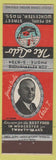 Matchbook Cover - The Lido Worcester MA