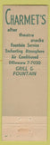 Matchbook Cover - Charmet's Grill Chicago IL