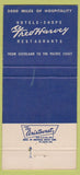 Matchbook Cover - Fred Harvey Cowboy Scene  30 Strike