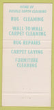 Matchbook Cover - Spencer's Carpet Care Sales Torrance San Pedro CA 30 Strike