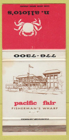 Matchbook Cover - Alito's San Francisco CA WEAR 30 Strike