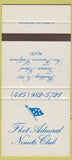 Matchbook Cover - Fleet Admiral Nimitz Club San Francisco CA 30 Strike