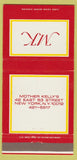 Matchbook Cover - Mother Kelly's New York City 30 Strike