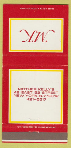 Matchbook Cover - Mother Kelly's New York City 30 Strike