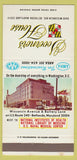 Matchbook Cover - Governor's House Bethesda MD 30 Strike