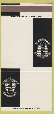 Matchbook Cover - Black Watch Restaurant Temple City CA 30 Strike