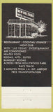 Matchbook Cover - New Orleans Hotel Restaurant Inglewood CA 30 Strike
