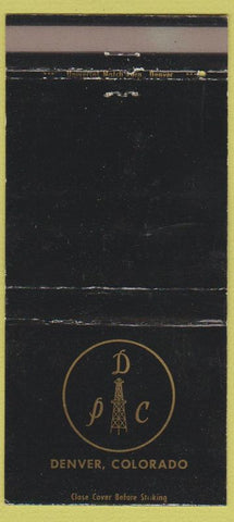 Matchbook Cover - Denver Petroleum Club Colorado 30 Strike