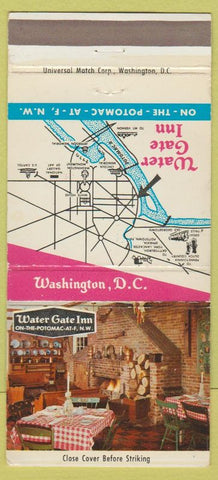 Matchbook Cover - Water Gate Inn Washington DC 30 Strike