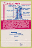 Matchbook Cover - Amer Stone Caskets 40 Strike