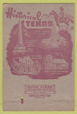 Matchbook Cover - Texas TX Tourism Sam Houston Alamo 40 Strike