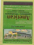 Matchbook Cover - American Laundry Dry Cleaning Orlando FL WEAR 40 Strike