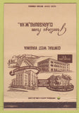 Matchbook Cover - Clarksburg WV Mays Cut Rate Drug Tourism 40 Strike