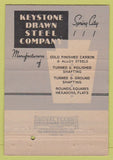 Matchbook Cover - Keystone Drawn Steel Spring City PA 40 Strike