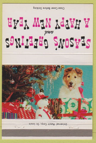 Matchbook Cover - Parsons Oldsmobile Carthage MO Christmas 40 Strike