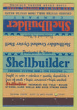 Matchbook Cover - Shellbuilder Oyster Shell Houston TX Poultry feed 40 Strike