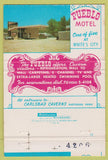 Matchbook Cover Velvet Garter Saloon Restaurant White's City NM girlie 40 Strike