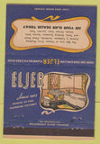 Matchbook Cover - Eljer Plumbing Fixtures 40 Strike