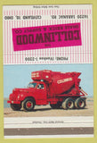 Matchbook Cover - Collinwood Shale Brick Supply Cleveland OH concrete 40 Strike