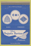 Matchbook Cover - Fort Benjamin Harrison IN postcard 40 Strike