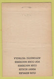 Matchbook Cover - Sam Spurrier Harrisburg PA ADVANCE vending coin 40 Strike