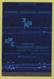 Matchbook Cover - Eichman Machinery Tools Supply Kansas City MO 40 Strike