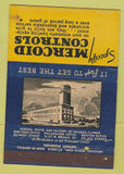 Matchbook Cover - Mercoid Heating Controls Chicago IL 40 Strike