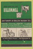 Matchbook Cover - Tow Motor fork lifts Cleveland OH 40 Strike