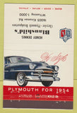 Matchbook Cover - Blaushild's Chrysler Plymouth Cleveland OH 40 Stick