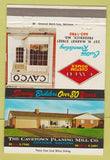 Matchbook Cover - Cavco Custom Homes Frederick MD 40 Strike