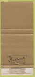 Matchbook Cover - Boulevard Room Hilton Hotel Chicago IL Girlie WEAR 30 Strike