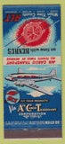 Matchbook Cover - Air Cargo Transport Benrus Watches 30 Stick