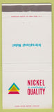 Matchbook Cover - International Nickel 30 Strike