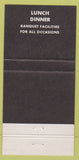 Matchbook Cover - Ruggero's San Francisco CA WEAR 30 Strike