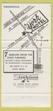 Matchbook Cover - York Motel Parma Heights OH 30 Strike
