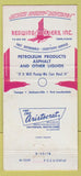 Matchbook Cover - Redwing Carriers oil Asphalt liquids Tampa FL 30 Strike