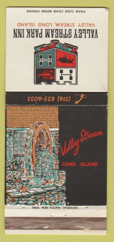 Matchbook Cover - Valley Stream Park Inn Valley Streak LI NY 30 Strike