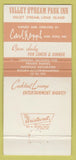 Matchbook Cover - Valley Stream Park Inn Valley Streak LI NY 30 Strike