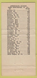 Matchbook Cover - Stone Lodge Motel Restaurant Huntington WV 30 Strike