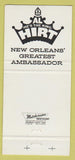 Matchbook Cover - Dan's Pier 600 New Orleans LA Al Hirt 30 Strike