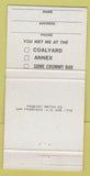 Matchbook Cover - Pierre Street Annex Bar San Francisco CA 30 Strike
