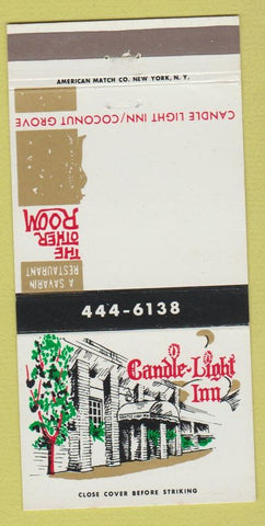 Matchbook Cover - Candle Light Inn Coconut Grove South Miami FL 30 Strike